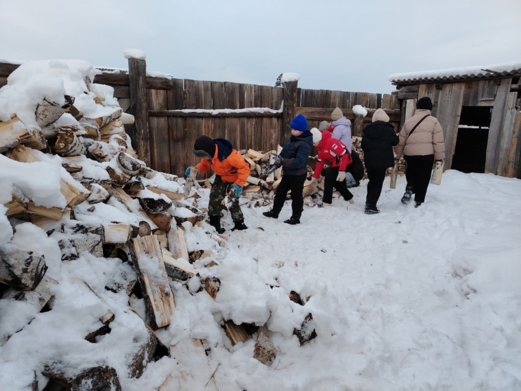 Волонтеры в деле.